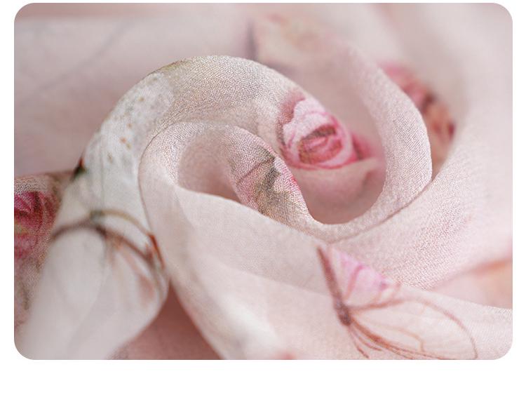 2025 Summer Pink Mulberry Silk Fairy Dress – Elegant, 100% Real Silk for a Youthful Look