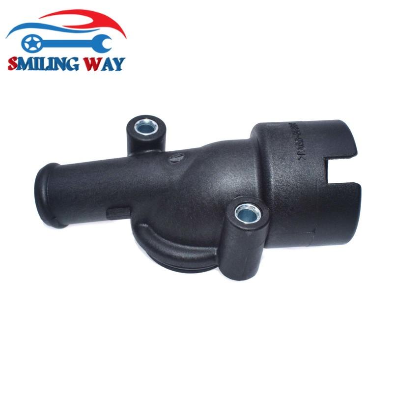 Coolant Thermostat Housing Water Flange Pipe 021121133D For VW Corrado Golf III Passat Sharan Transporter IV Vento 2.8 2.9 VR6