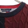 Tommy Hilfiger 90s Old Flag Tag Long Sleeve Cable Knit L Navy Sweater Men's Used