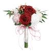 Hochzeitssträuße aus Seide und Kunststoff, realistisch, romantischer Handstrauß für Valentinstag, Party, Kirche