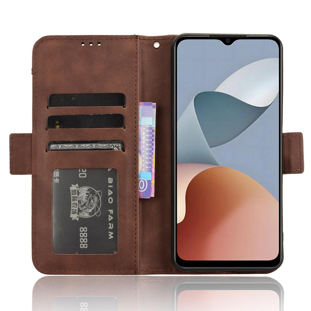 For ZTE Blade A54 Leather Folio Wallet Case Stand View Phone Cover Card Slots