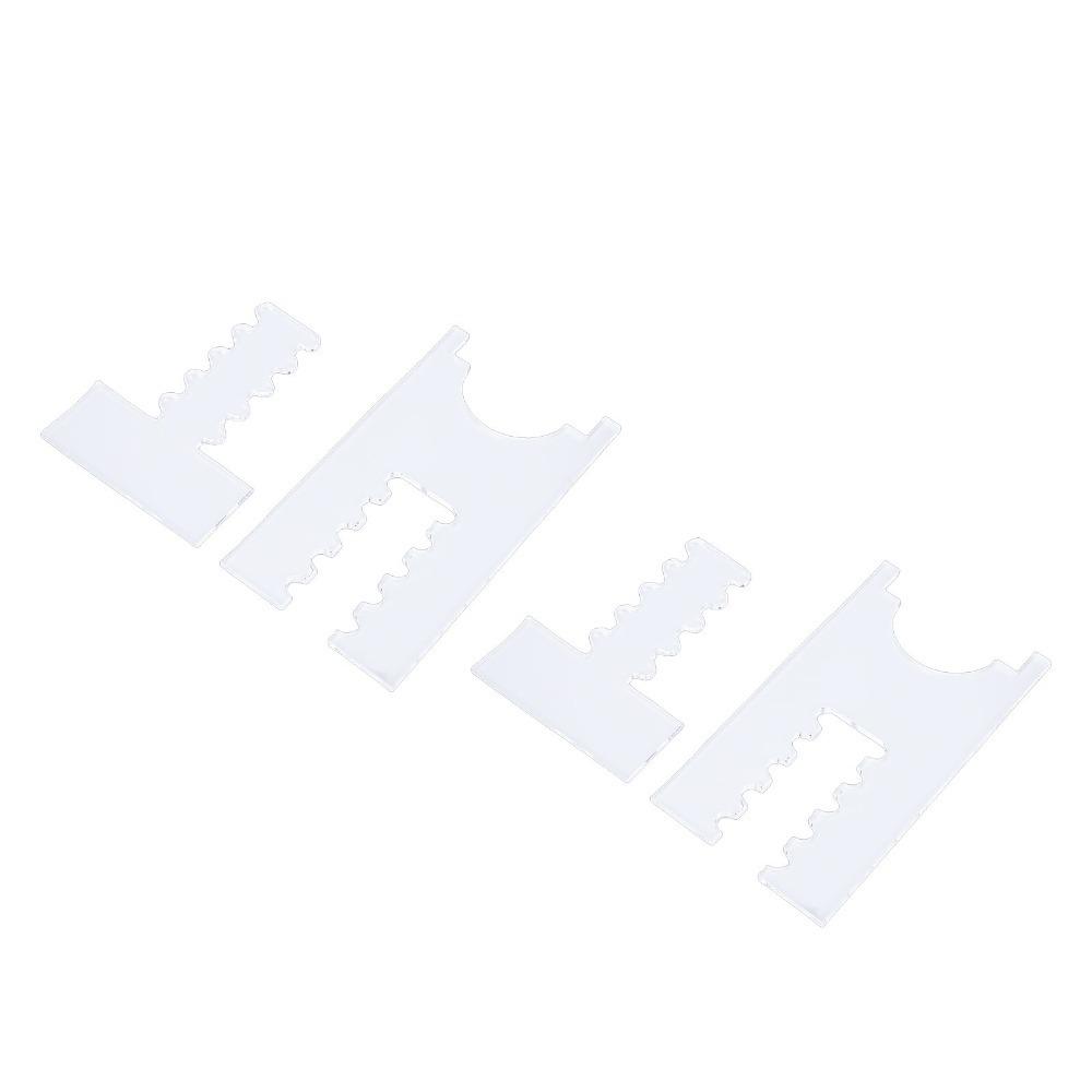 2 Pack Transparent Furniture Wall Protector 10x17cm Adjustable Couch Spacer For Sofa