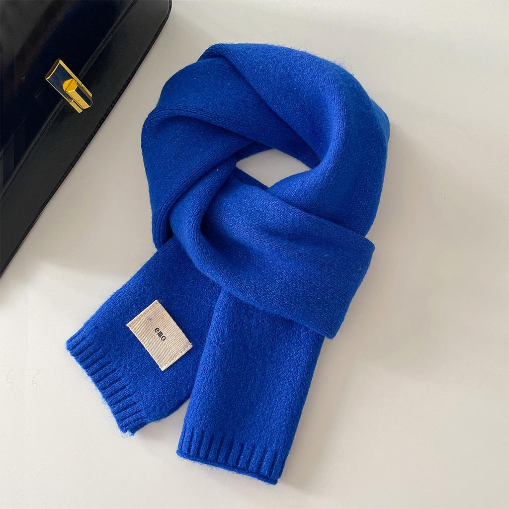 Nowy Jesienno-Zimowy Damski Męski Koreański Szalik Dzianinowy Wełniany Ciepły Gruby Szalik na Szyję Chustka Gruby Wiatroodporny Zimoodporny Otulacz