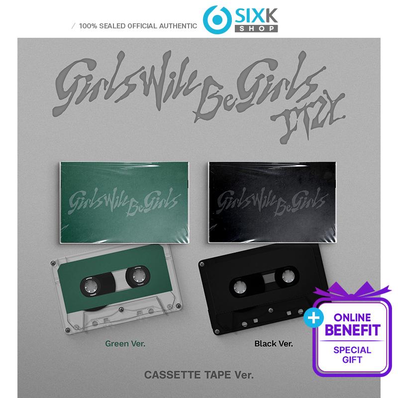 

[Попереднє замовлення] ITZY [Girls Will Be Girls] Касета Версія. (Онлайн-вигода) [NO POB] GREEN VER