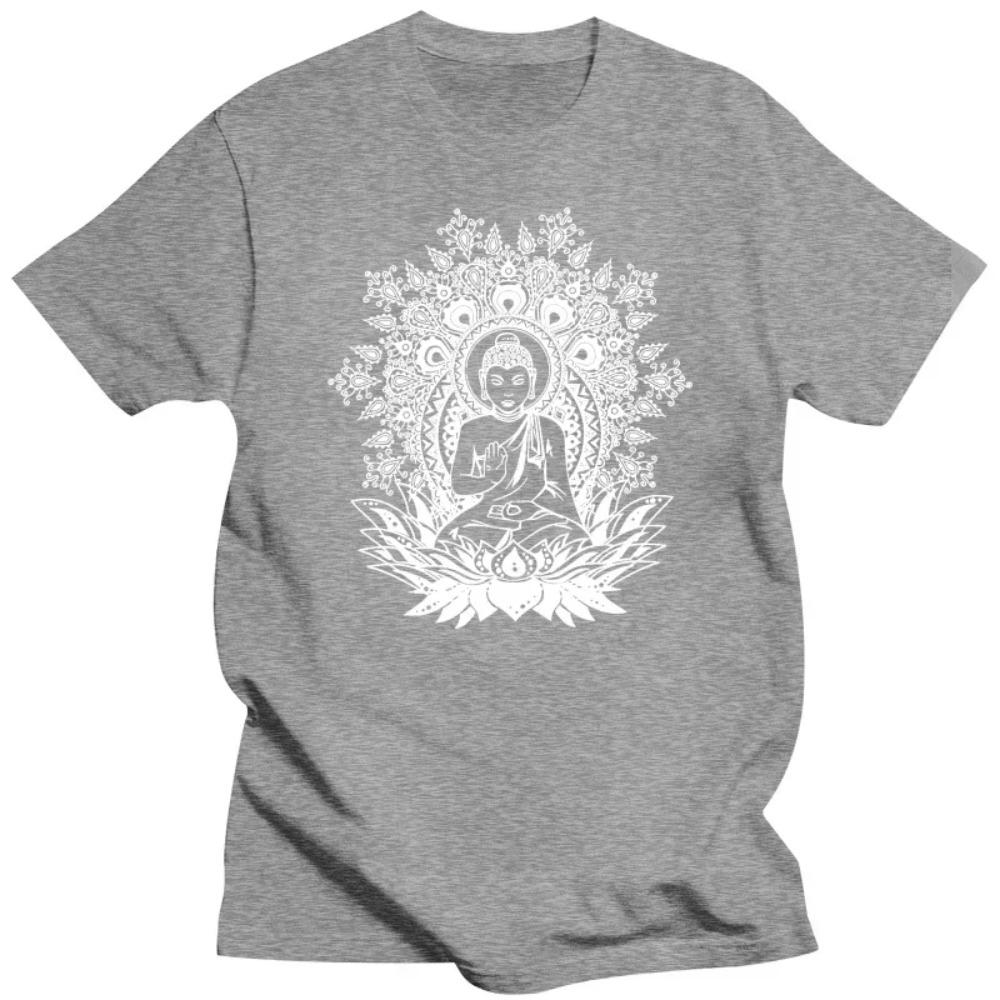 Mens Black Om Aum Yoga Buddha Chakra Meditation India Hobo Boho Peace T-shirt Summer Men'S fashion Tee,Comfortable t shirt