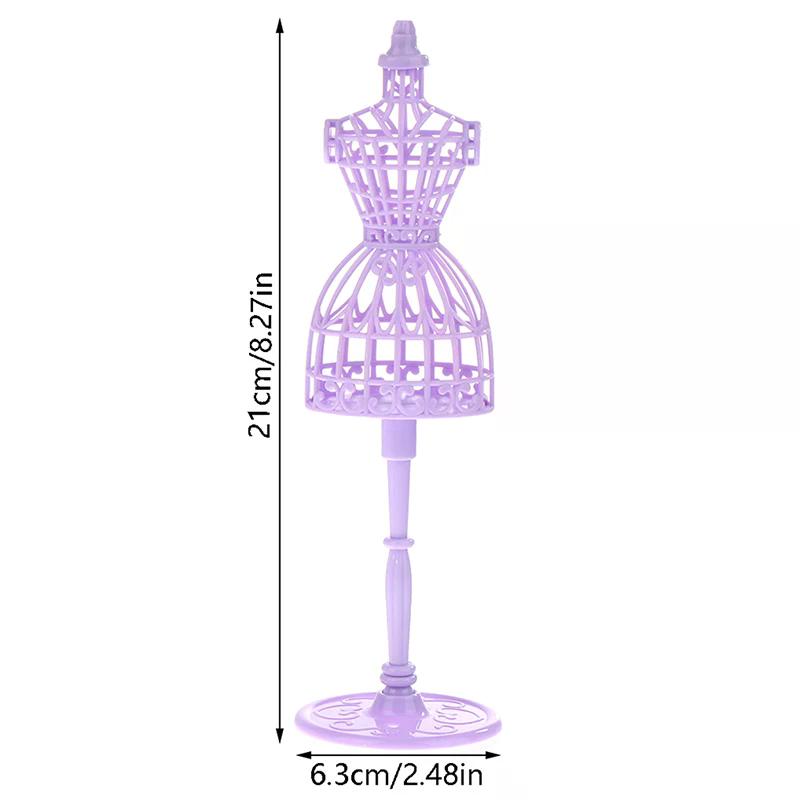 1pc Doll Girls Mannequin Fantasy Display Holder Dress Clothes Gown Hollow Hanger Stand Rack Holder for Dolls