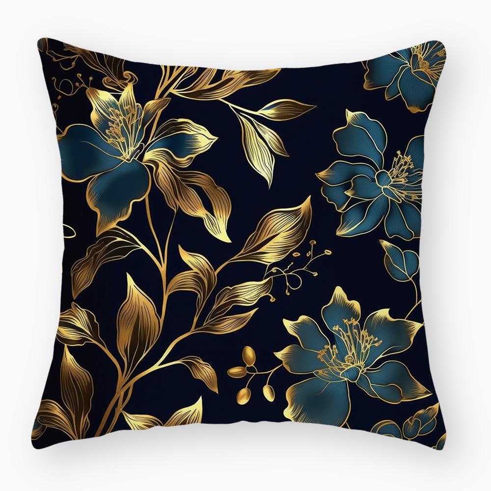 New Plant Floral Printed Sofa Pillowcase Source Waist Pillowcase