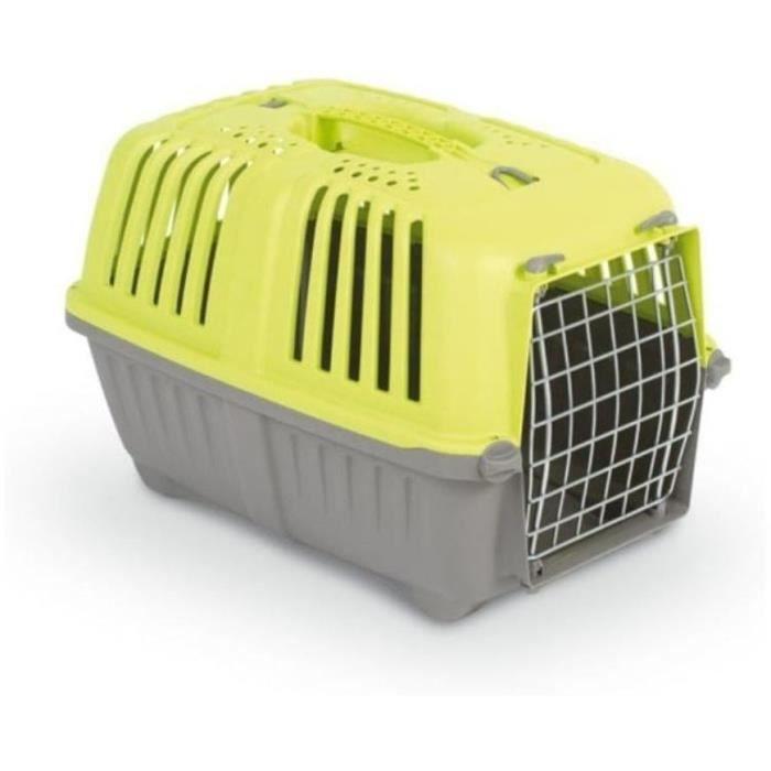 Transport Box - AIMÉ - PRATIKO for Dog and Cat In Plastic, 48 X 31 X 32 Cm, Metal Door
