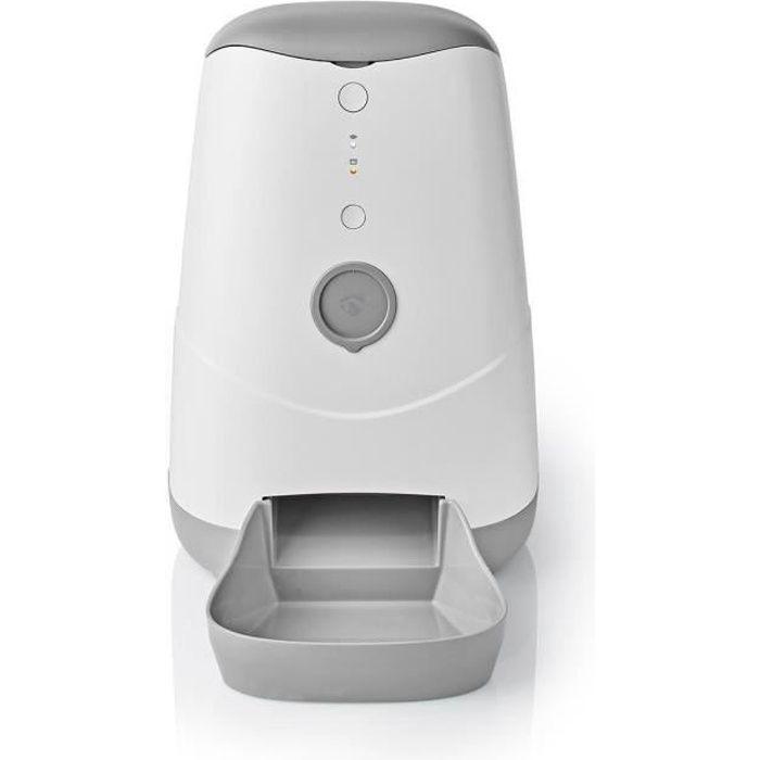 Nedis - Distributeur De Nourriture Intelligent Pour Animaux De Compagnie | Wi-Fi | 3,7L