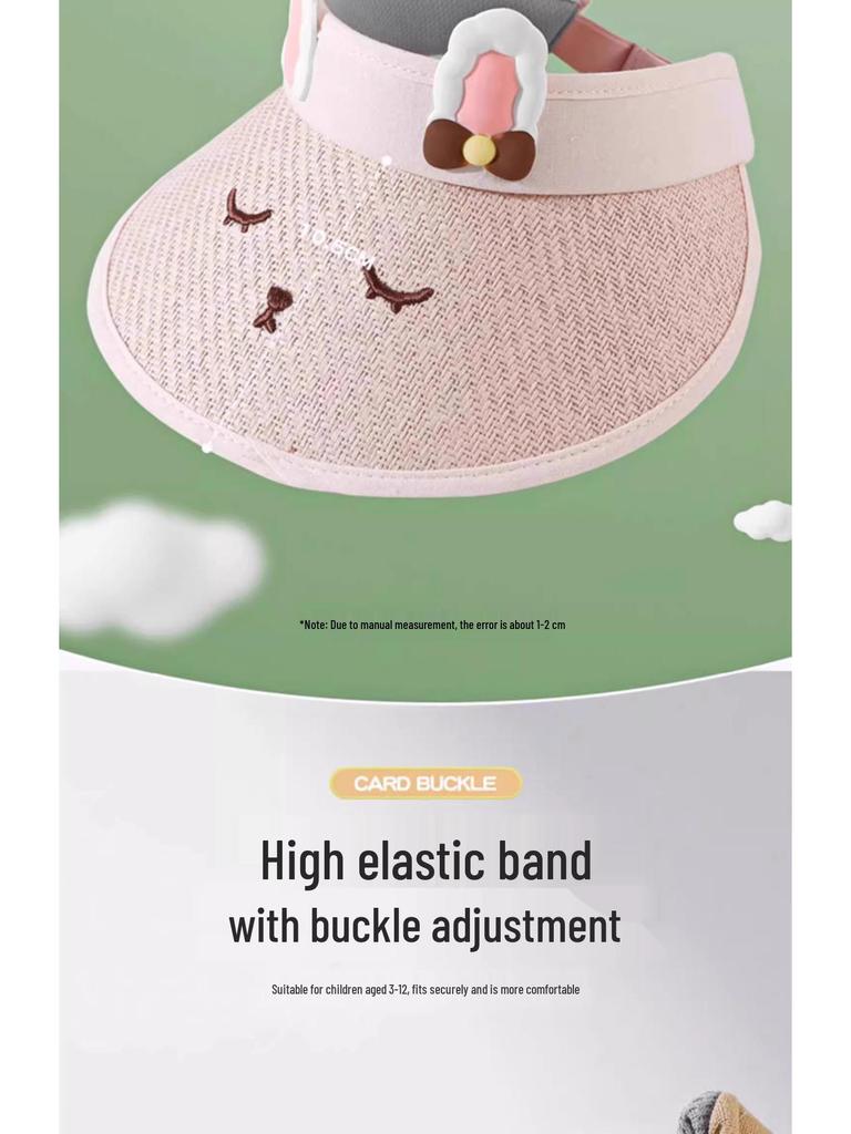 New Kids' UV-Protection Sun Hat - Breathable Summer Shade for Boys and Girls