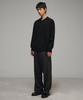 SIGNATURE V-Neck Relaxed Knit [Black]
