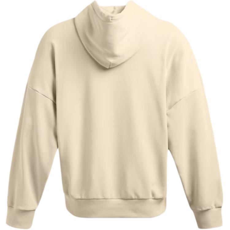 Under Armour Rival Heavyweight Terry Fashionable Versatile Hooded Long Sleeve Sweatshirt Men sweatshirt Khaki 1388020-289