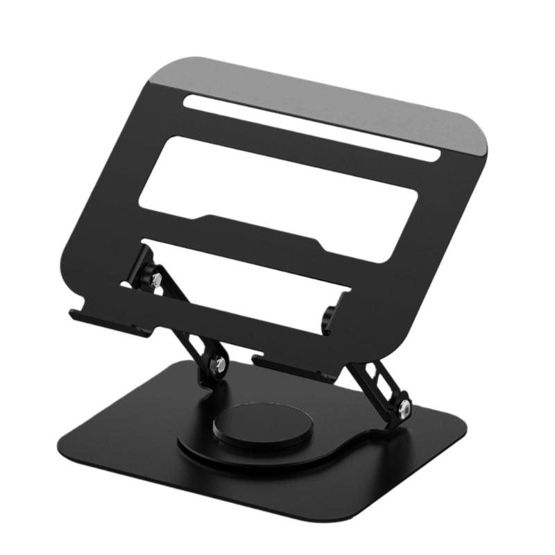 Tablet Holder Stand 360 Degree Rotatable Portable Foldable Desktop Bracket Support For Tablet Laptop Desktop Holder чёрный