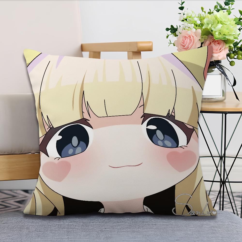 soft Comfortable Chibi Pillow Utena Case Girls for Sofa Living Room anime m-Magical Home over Hiiragi office g-Gushing Decor Pro