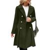 Women's Solid Color Thick Long  Sleeve Fashion Coat Jacket
