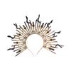 Multifuntional Snake Head Crown Hairpiece with Multiple Color Bridal Hair Crown for Enhancing Your Mythology Ensemble