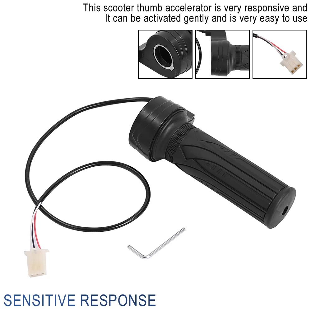 Twist Throttle Hall Sensor Turn Handle Electric Bicycle Accelerator Universal for Electric Scooter E-bike Tricycle Parts Throttles 2