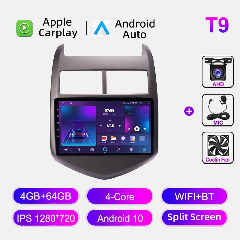 CarPlay Android Auto Car Radio Multimedia Player For Chevrolet Aveo 2 Sonic T300 2011-2015 Navigation GPS 2Din Auto Stereo