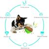 Dog Treat Ball, Dog Food Puzzle Slow Feeder Interactive Squeaky Mental Stimulation Toys, Dog& Cat Treat Dispenser Puzzle Toys Active Rolling Balls