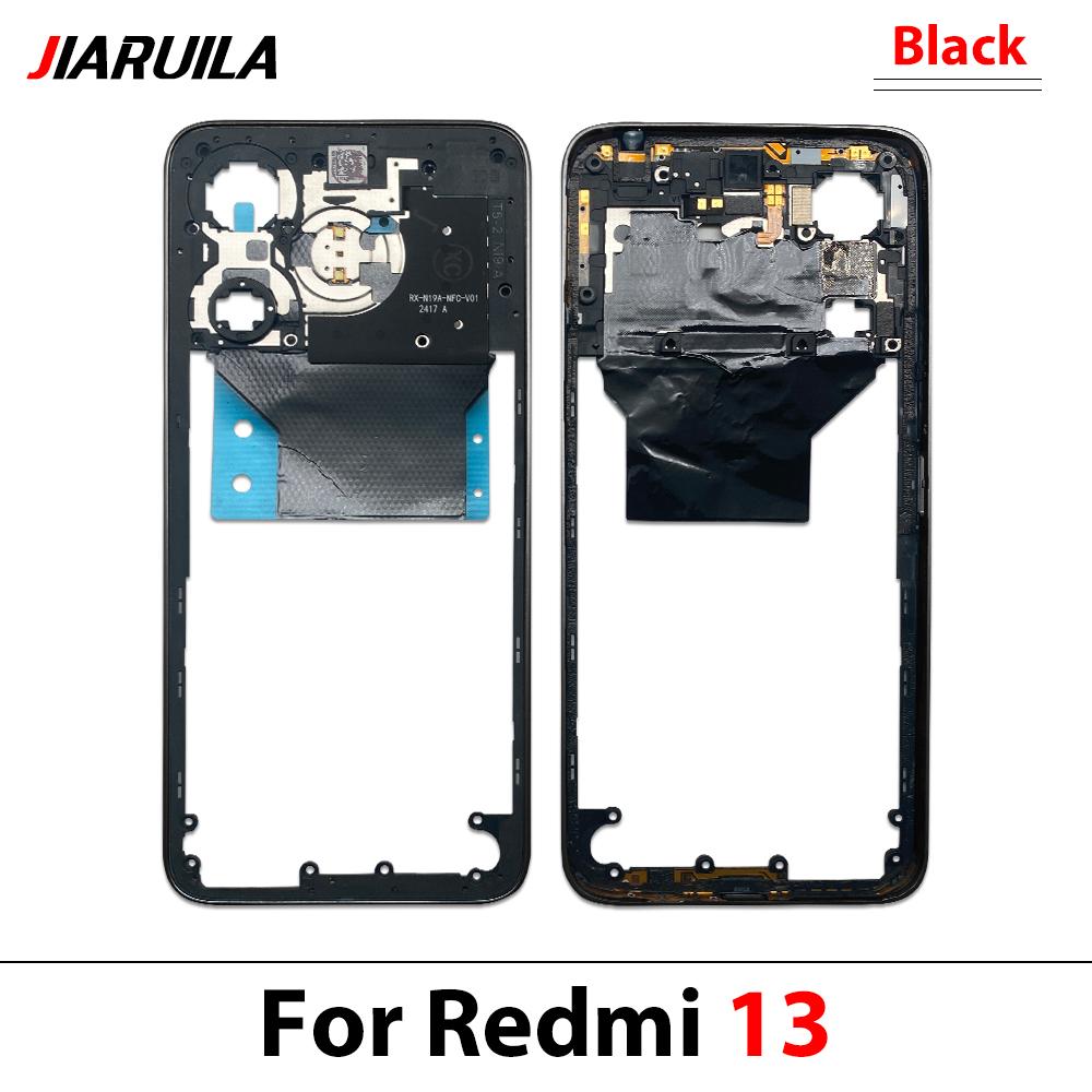 Nuovo Supporto Telaio Centrale Posteriore Alloggiamento Riparazione e Sostituzione per Redmi 13 13C 14C 5A Telaio Centrale Posteriore