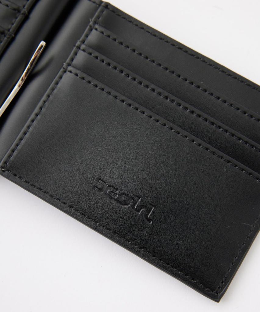 Money Clip Wallet MONEY CLIP WALLET 105244054009 BLACK ONE SIZE [X-girl]