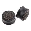 1Pc Vintage Lady Mandala Flower Double Flared Ear Expander?Plug Piercing Jewelry