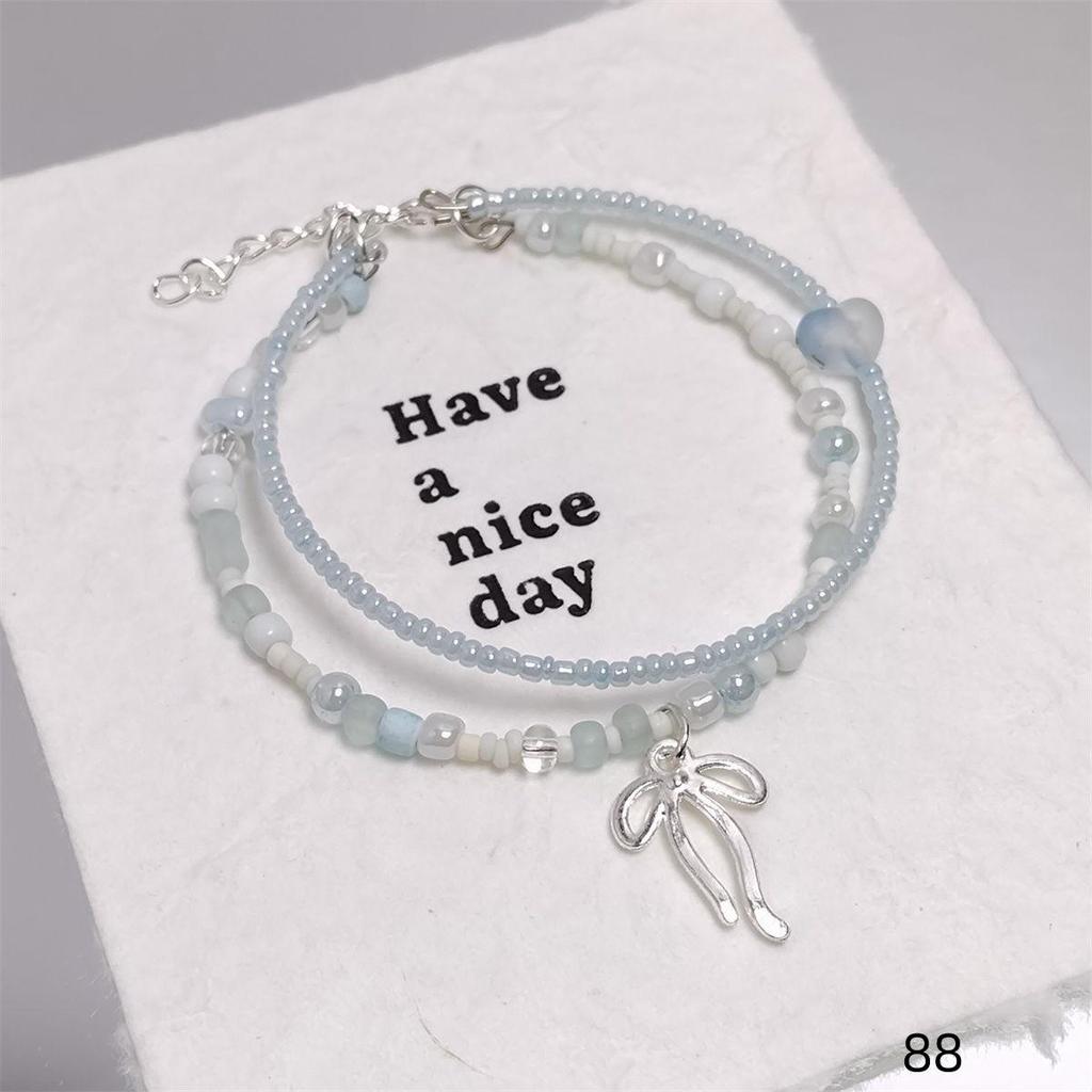 Mori Style Mermaid Crystal Bracelet - Sweet, Versatile Design for Women, Students, and Best Friends.