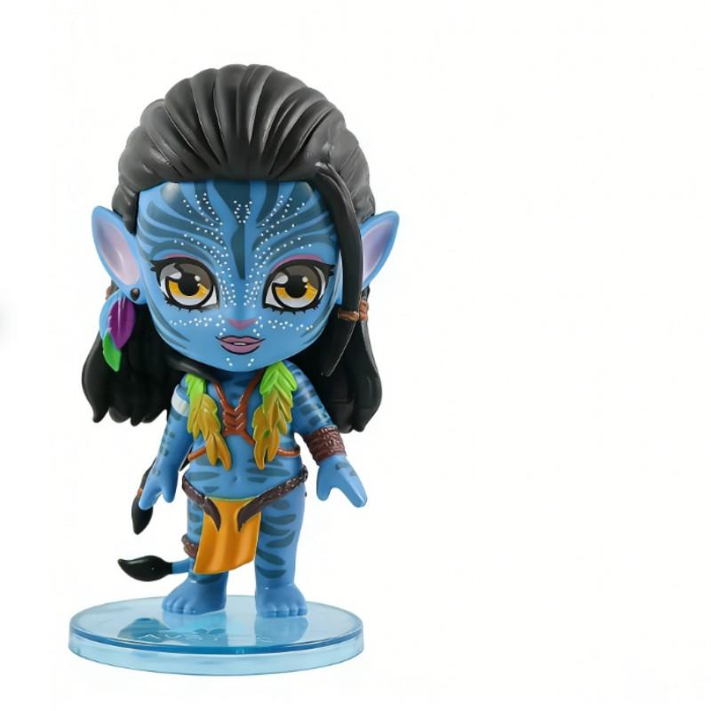Cute Avatar 2 Neytiri & Jake Sully PVC Figure Model 12cm - Collectible Anime Character Toys for Fans Kids Adults Home Decoration