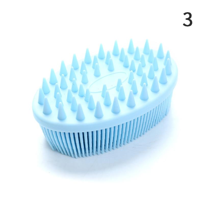 Silicone Body Brush Baby Shower Sponge Dry Massage Bath Towel for Body Bast Body Back Scrubber 2-In-1-Side Scrub Bath Brush