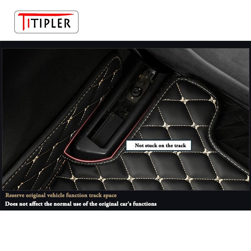 BFY1 TITIPLER Custom Car Floor Mats For Nissan JUKE ESQ Auto Carpets Foot Coche Accessorie