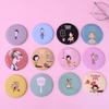 Mini Cute Cartoon Pattern Portable Pocket Makeup Mirror,Compact Cosmetic Small Mirror Design,For Girls Women Daily Makeup Travel