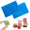 77 Cavity Square Bar Mold Silicone Mini Cavity Mold Fondant Mold Candy Jelly Ice Cube Praline Caramel Mold DIY Cake Baking Tool