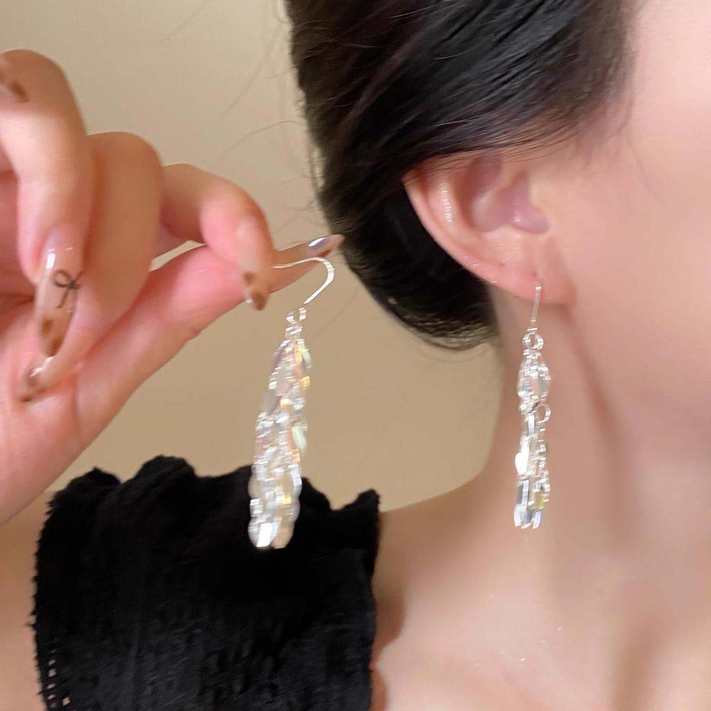 Elegante Quastenohrringe mit Weizenähren für Damen - Funkelnder und vielseitiger Stil