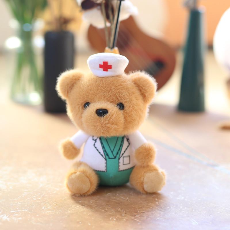 

И Полицейский Пожарный Панда Животное Плюшевый Брелок С Коротким Ворсом Для Подарков Nurse Bear