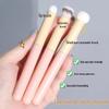 Compact Round Blending Makeup Brush: Soft Sponge Head Concealer, Lipstick, and Base Application Tool.