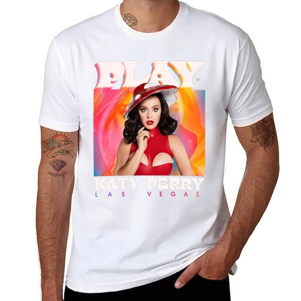 Katy Perry Beautiful Singer Daisies Tshirt Fashion Casual Short Sleeve Top Tshirt