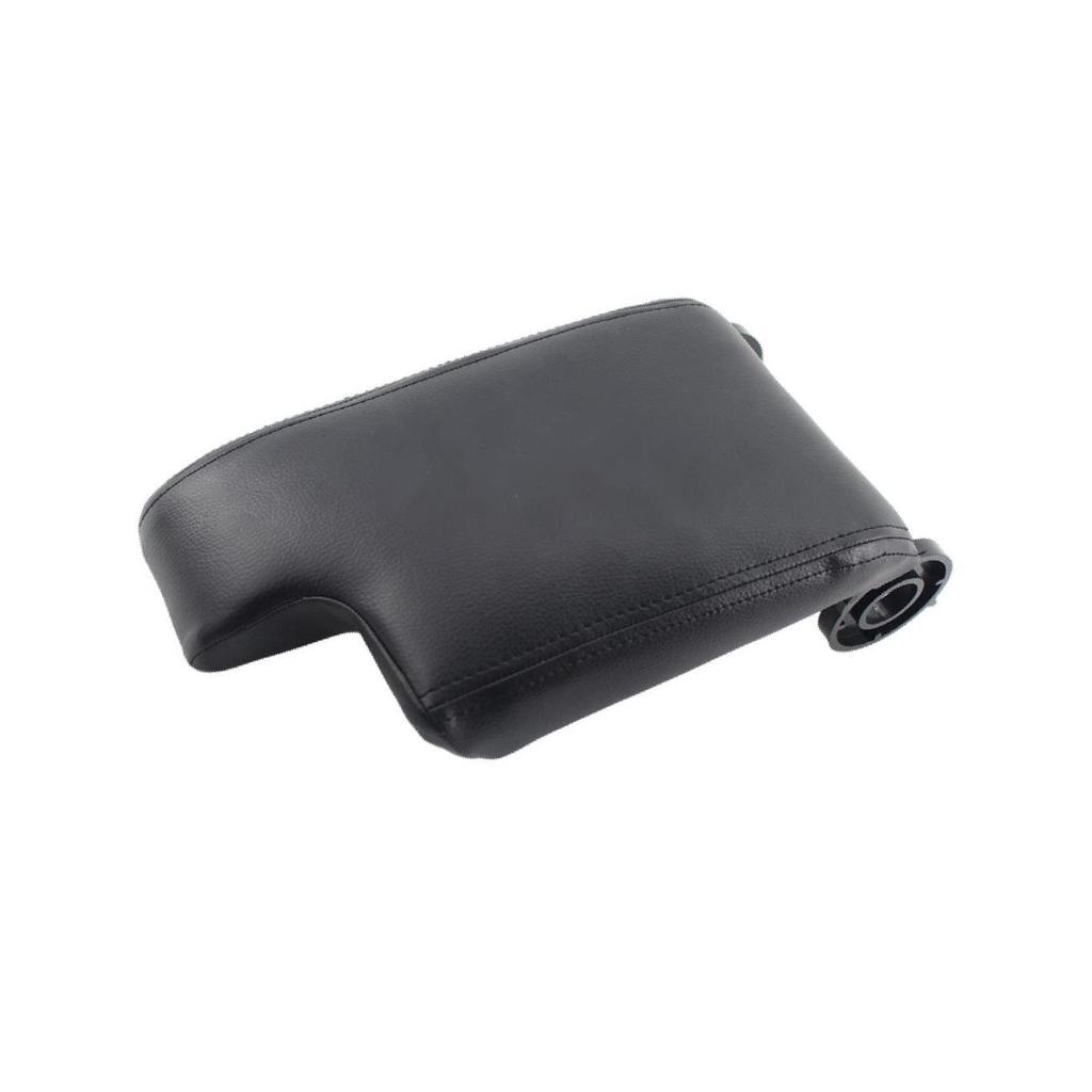 Armrest Storage Cover Car Interior PU Leather for 325Ci E46 99-04 Black