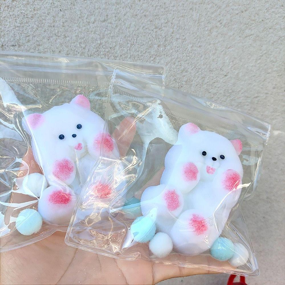 Super Soft Decompressing Squeeze Toy Plush Puppy Rabbit Stress Relief Pinching Toy Slow Rebound Fidget Relief Toy Gift