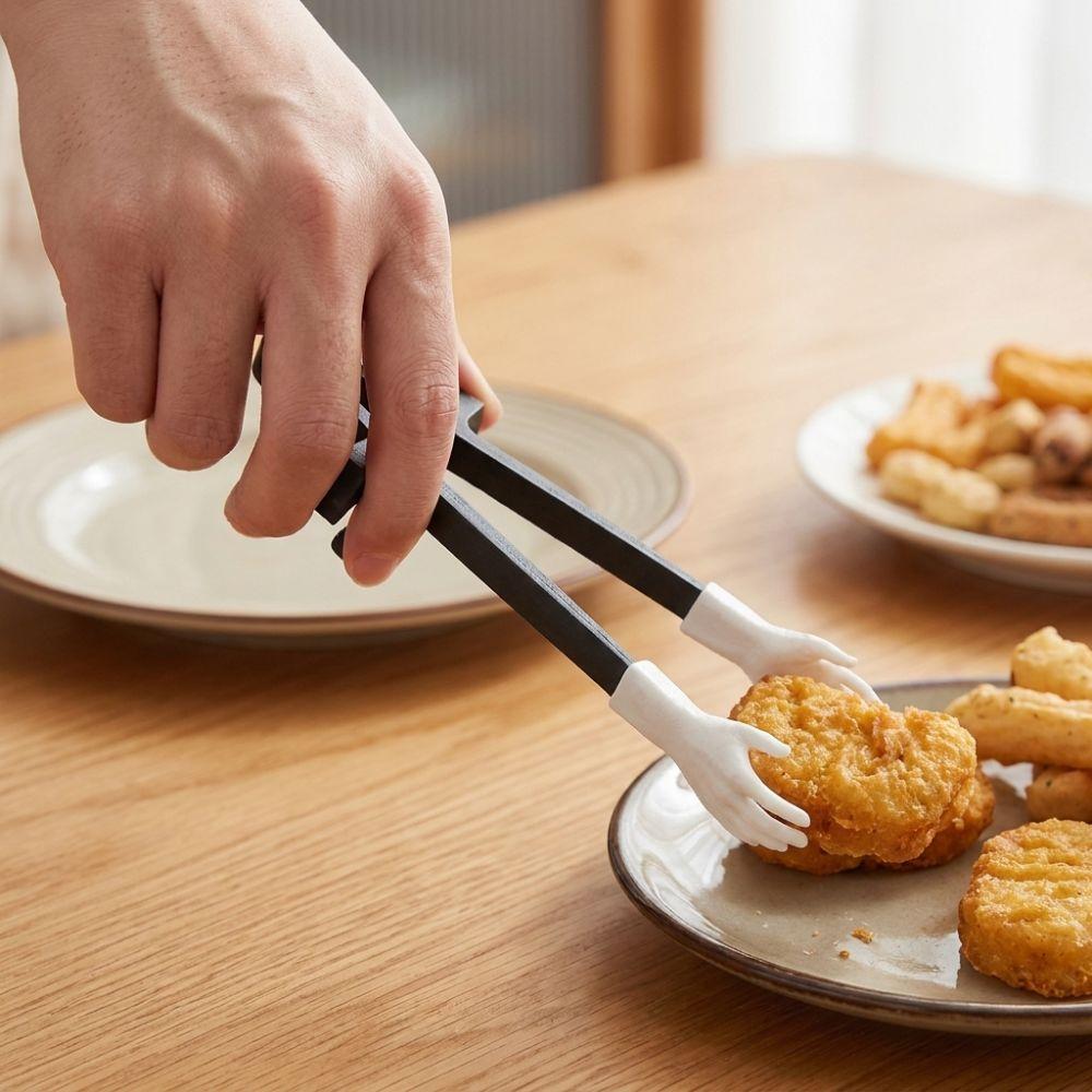 3D Printed Hand Shaped Snack Tongs Finger Ring Mount No Mess Snack Grabber Clip Office Party