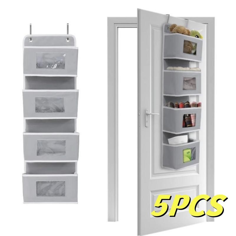Behind the Door Storage Hanging Bag Wall Mounted Closet Organizer Multi-functional Storage Hanging Bag Home Supplies Storage Bag