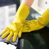 1-Pair Reusable Household Gloves, Rubber Dishwashing Gloves, Extra Thickness, Long Sleeves, Kitchen Cleaning, Working, Painting