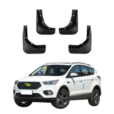 4 STÜCK Auto Schmutzfänger Spritzschutz Kotflügel Auto Schmutzfänger Kompatibel mit Ford Kuga Escape 2013 2014 2015 2016 2017 2018 2019