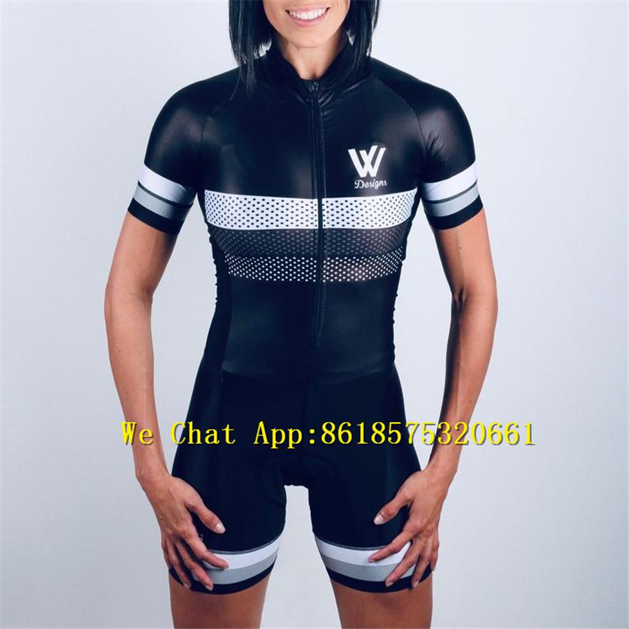2026 Woman Triathlon Cycling Skinsuit Summer Short Sleeve Swimwear Custom Bike Jersey Clothes Jumpsuit Ropa Ciclismo