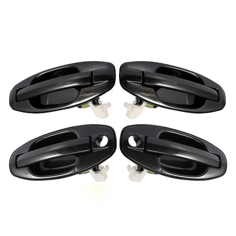 4pcs Outside Exterior Door Handle for Hyundai Santa Fe 2001 2002 2003 2004 2005 2006 8265026000 8266026000