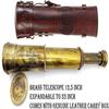 Brass Telescope 81.28 Cm  Replica of East India Company 1818 Tracker Telescope, Collapsible Decorative