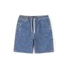 SS24 Elastic Waist Cool Denim Shorts Men Shorts Medium-Blue LMB241908203408A05949