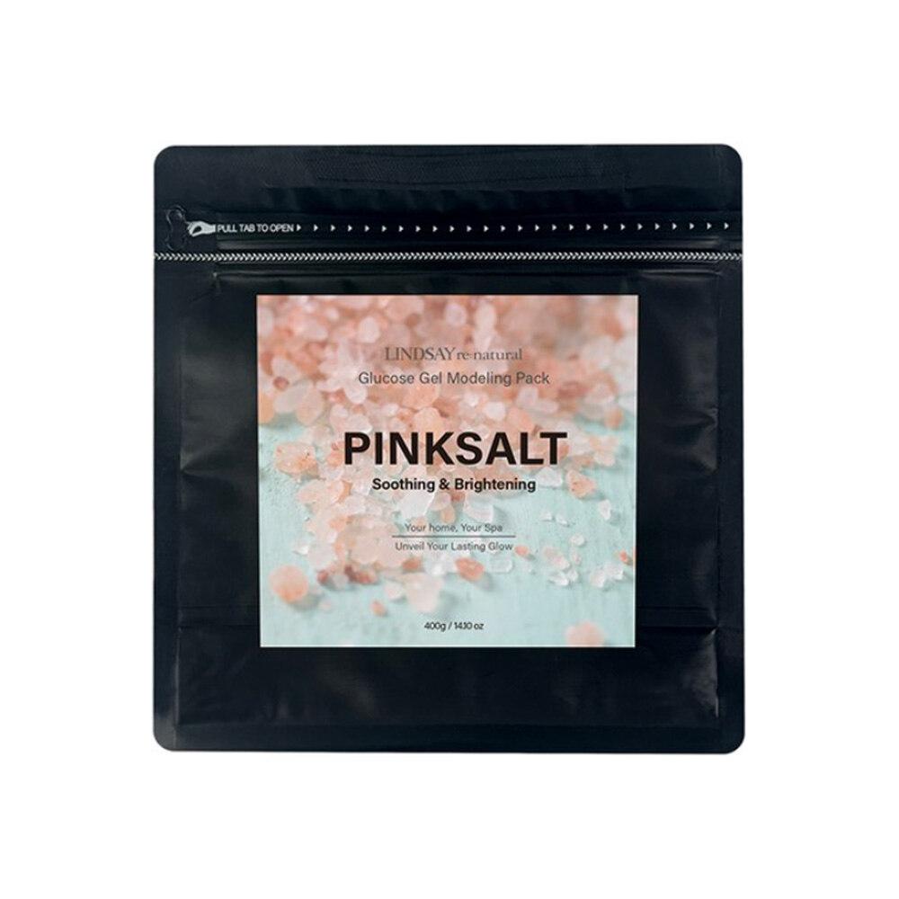 

LINDSAY Renatural Low-Irritation Mineral Brightening Skin Soothing Pink Salt Modeling Pack 400g