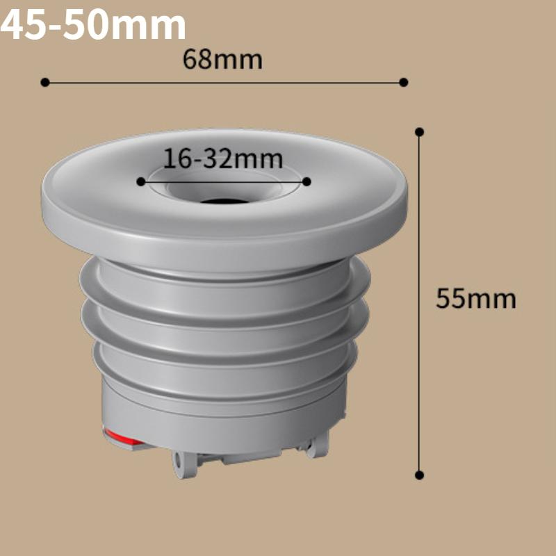 Silicone Bathroom Sewer Seal Ring Kitchen Sink Sewer Pipe Seal Plug Washing Machine Anti-odor Leakage Floor Drain Seal Connector
