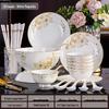 Ru Han Jingdezhen Microwave-Safe Ceramic Dinnerware Set