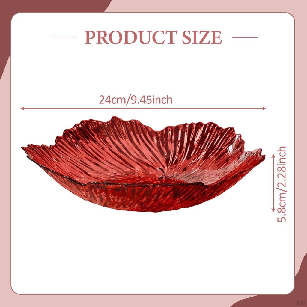 Dekorative Obstschale Blütenblattform Gemüsehalter Behälter Aufbewahrung Serviertablett Teller für Kartoffel
